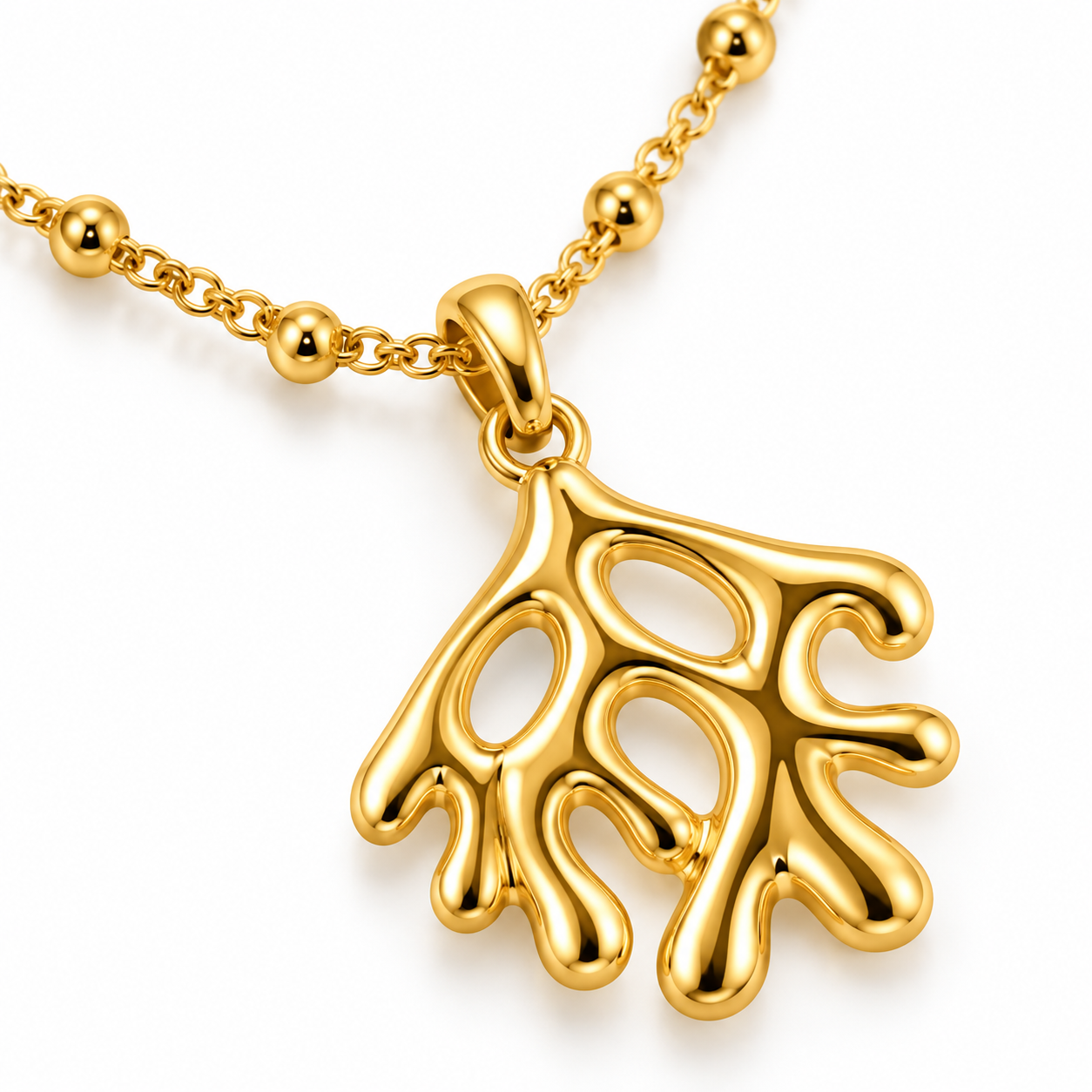 Sage Ginkgo Pendant