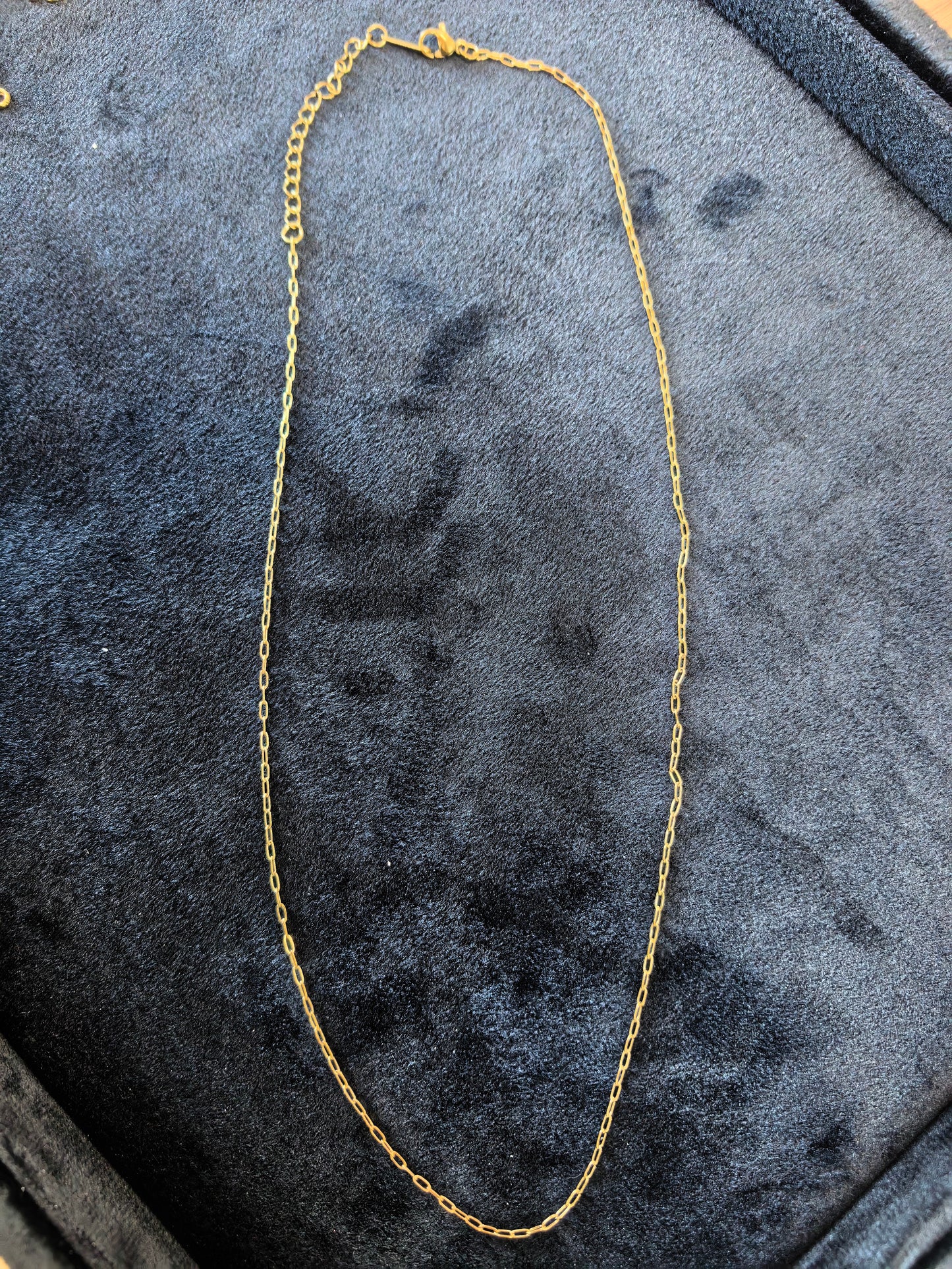 Mini Clip Chain 18k gild