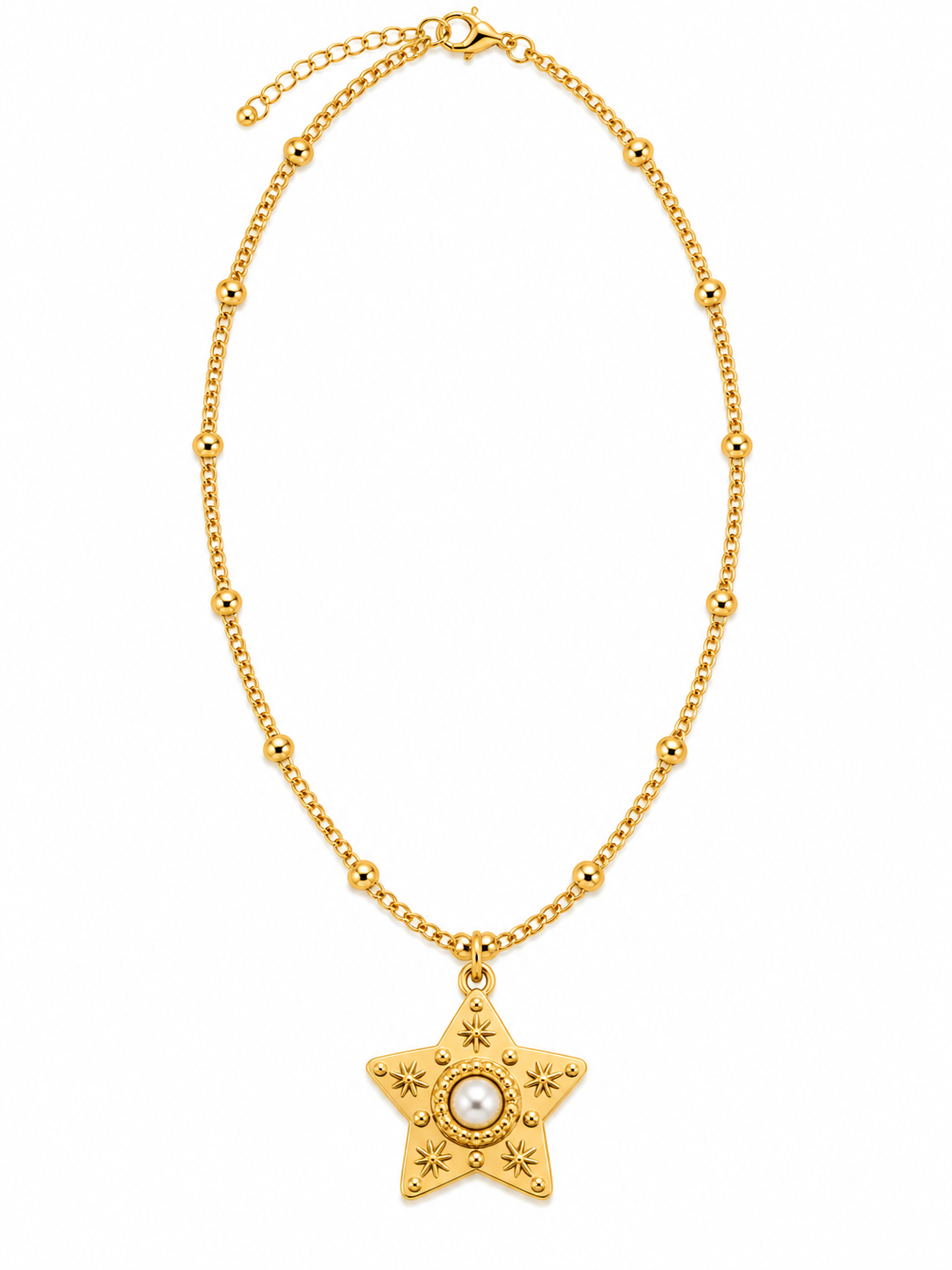 Stella Pearl Star Pendant