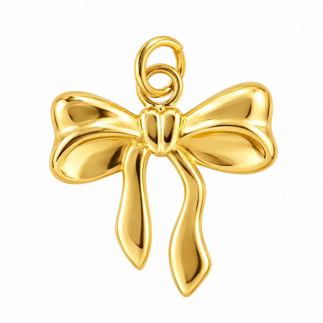 Golden Bow Pendant