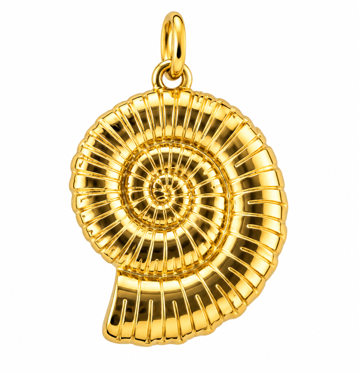 Nautilus Spiral Pendant