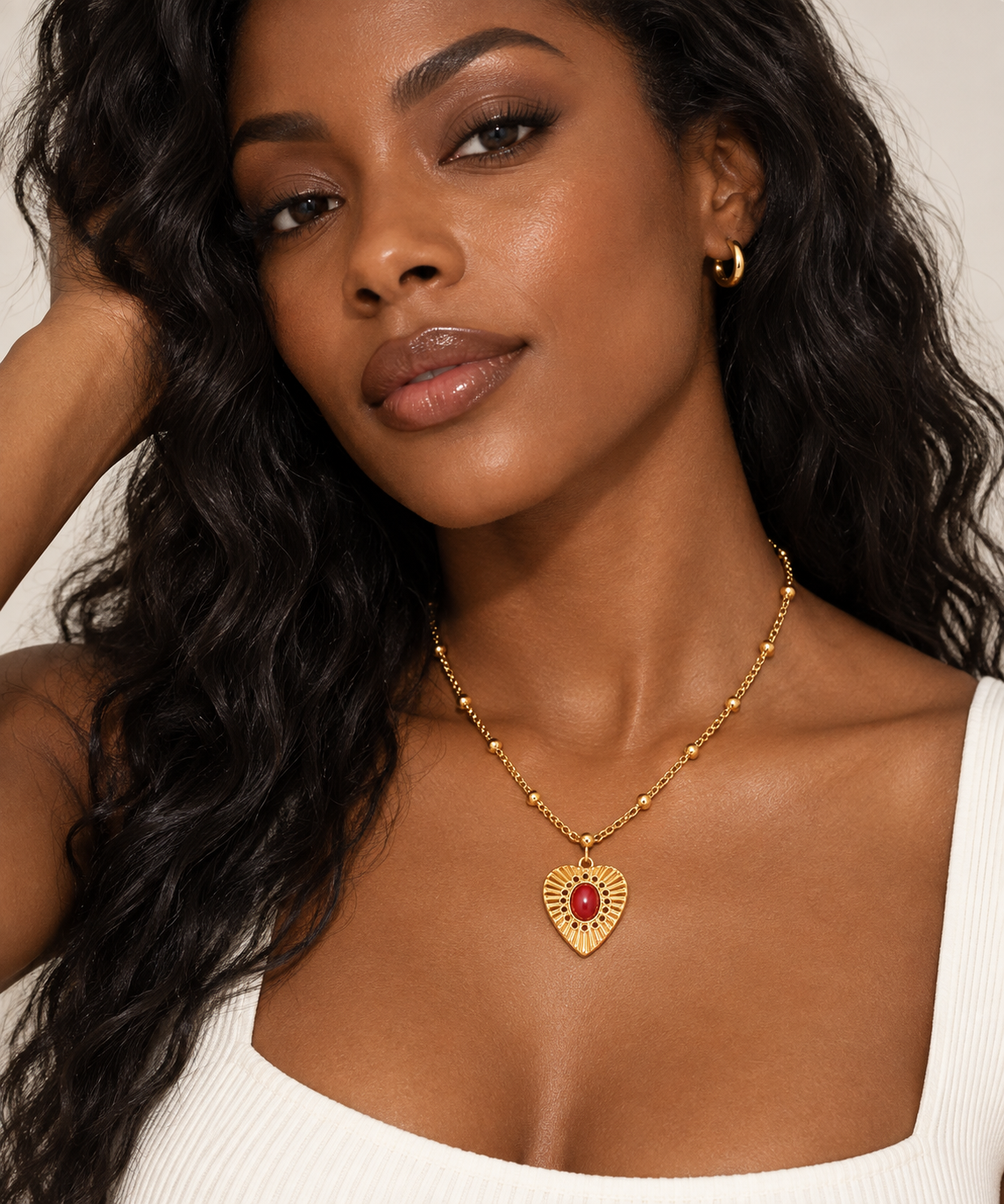 Soleil Heart Pendant