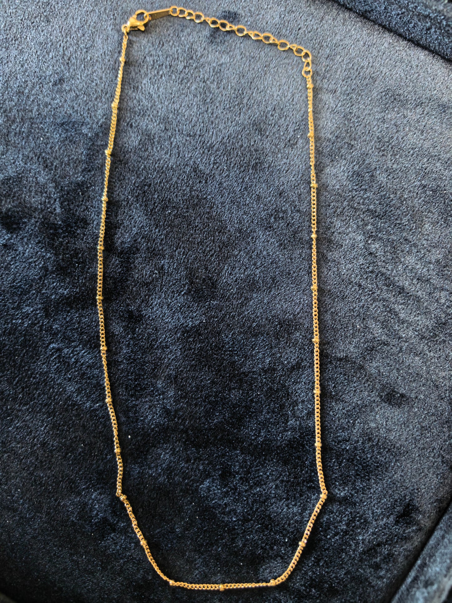 Golden Dots Necklace chain 18k gild