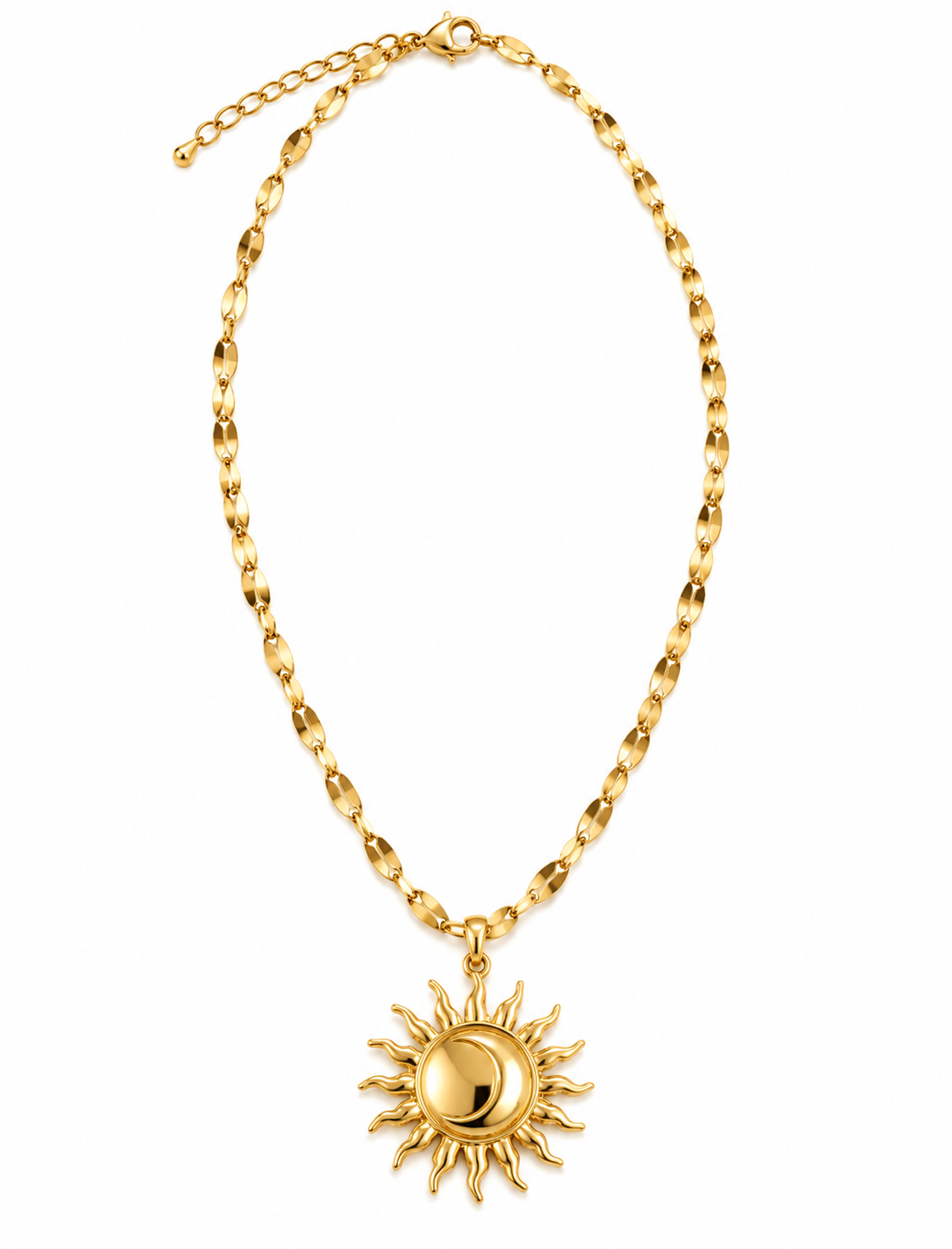 Sun‑Moon Celestial Charm Pendant