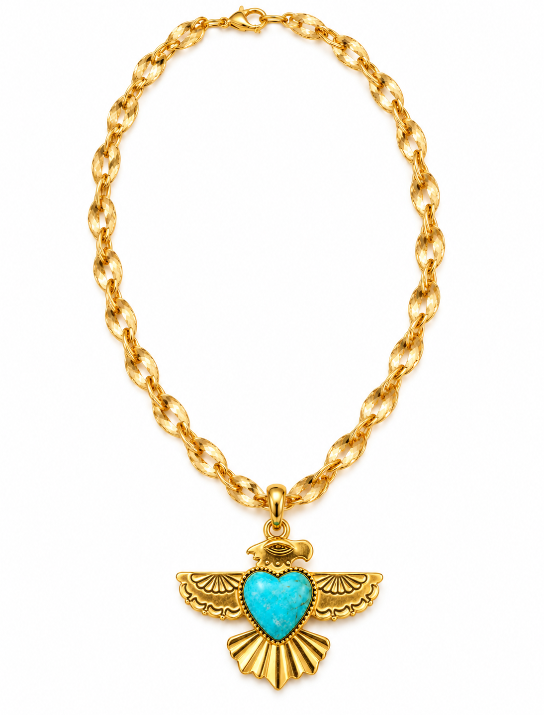 Celestial Heart Thunderbird Pendant