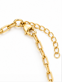 Mini Clip Chain 18k gild