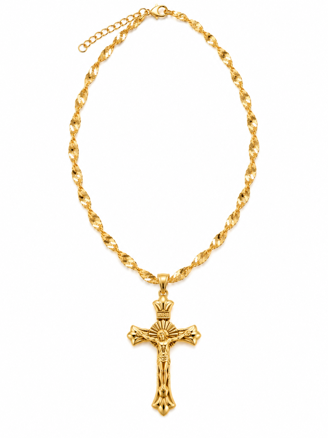 Halo Crucifix Pendant