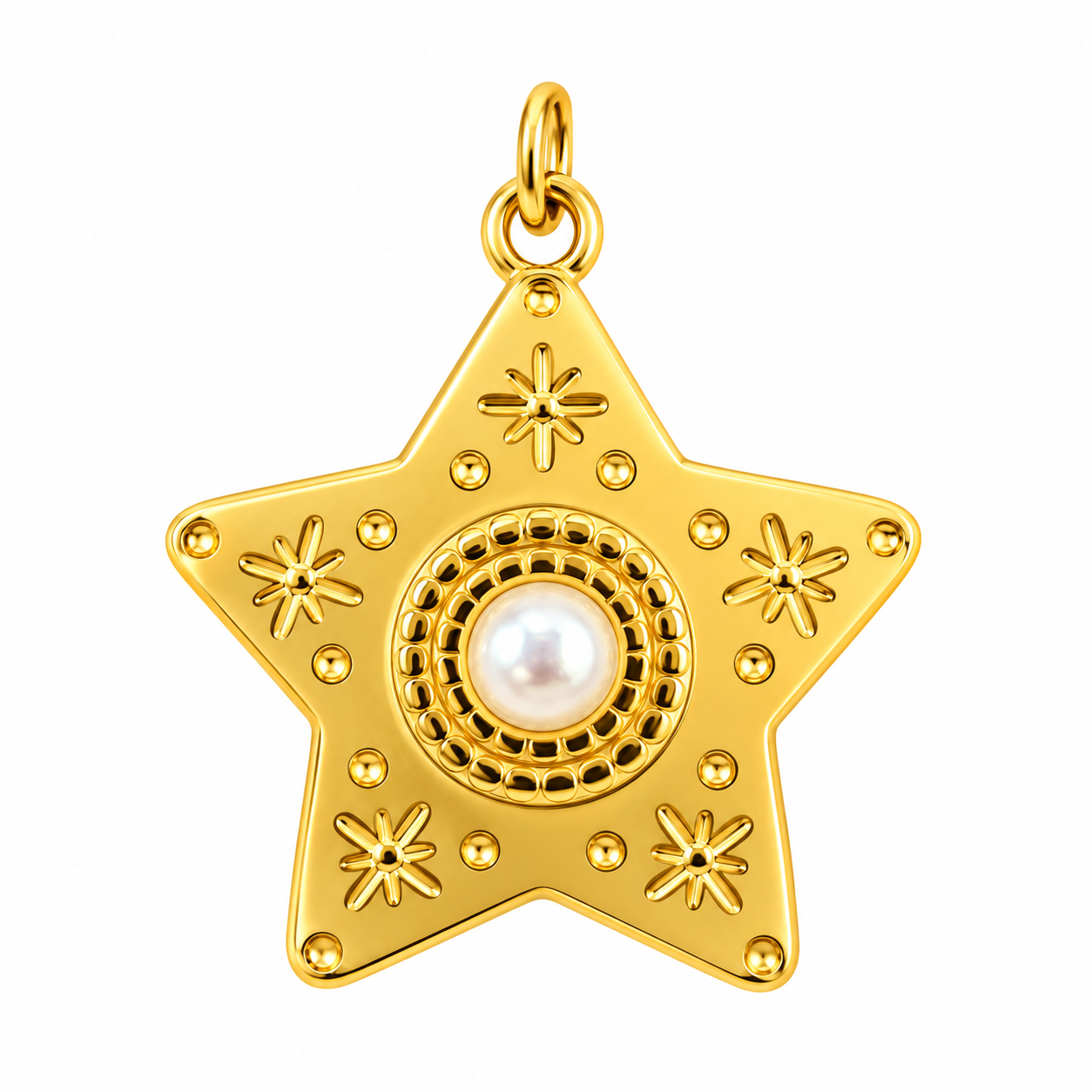 Stella Pearl Star Pendant