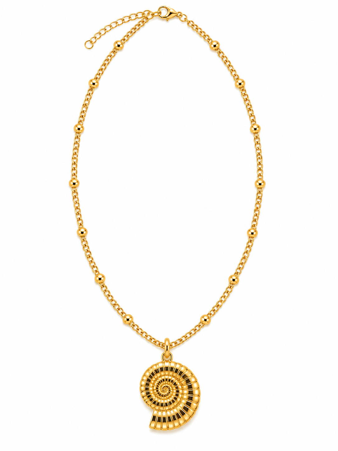 Nautilus Spiral Pendant