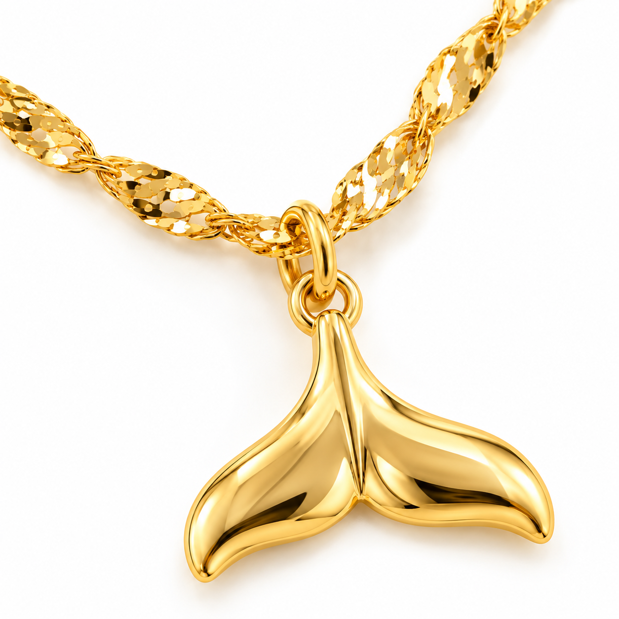 Cove Whale Tail Pendant